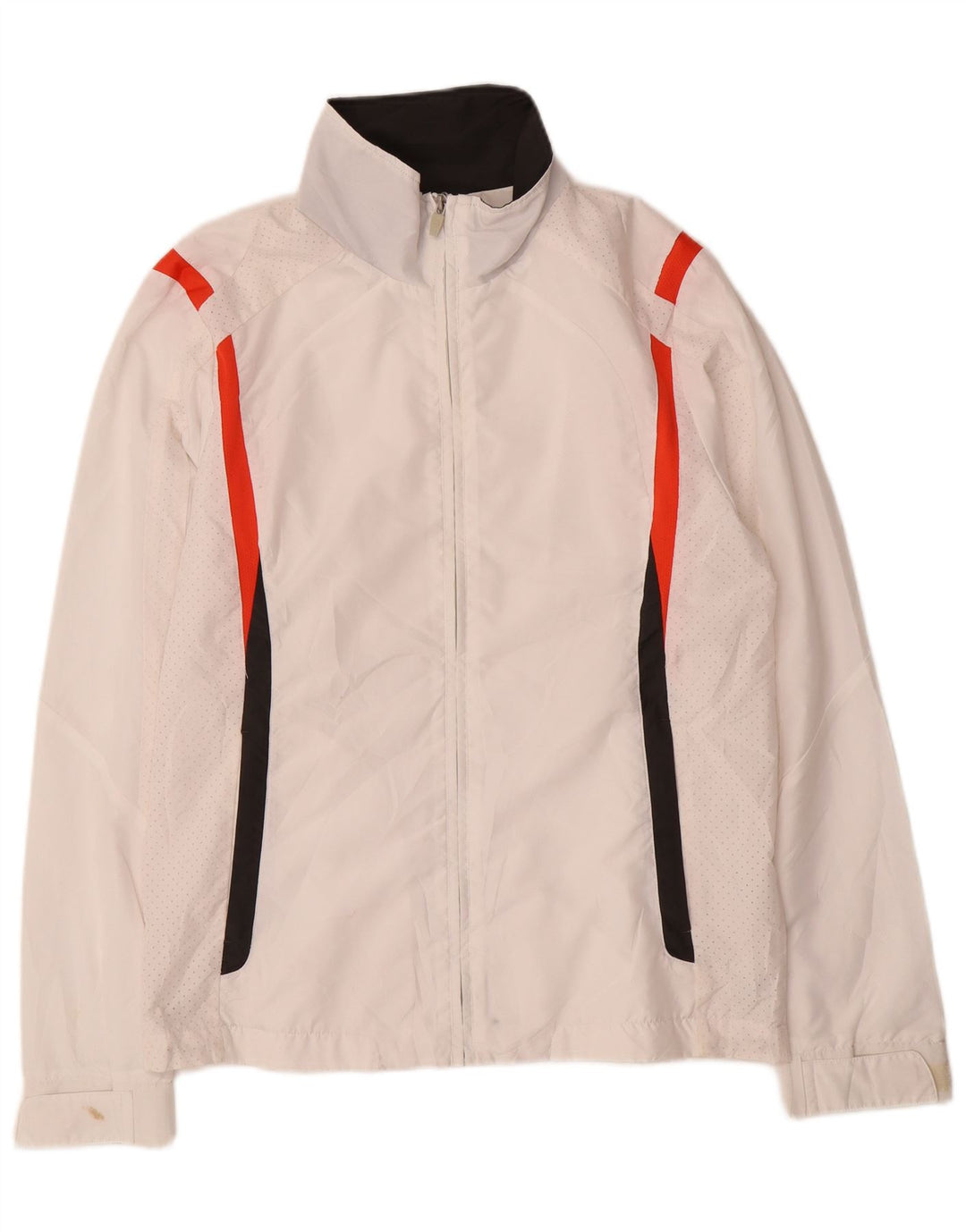 Giacca antipioggia da uomo Lotto UK 36/38 Small Poliestere color block bianco
