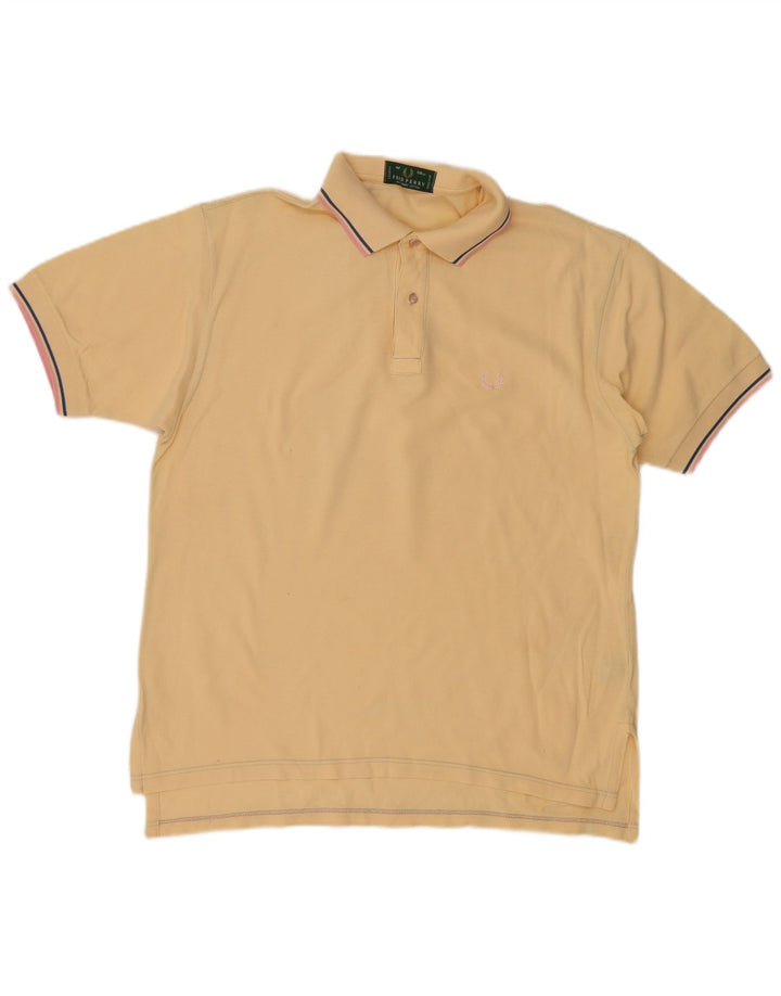 Polo da uomo FRED PERRY in cotone beige medio