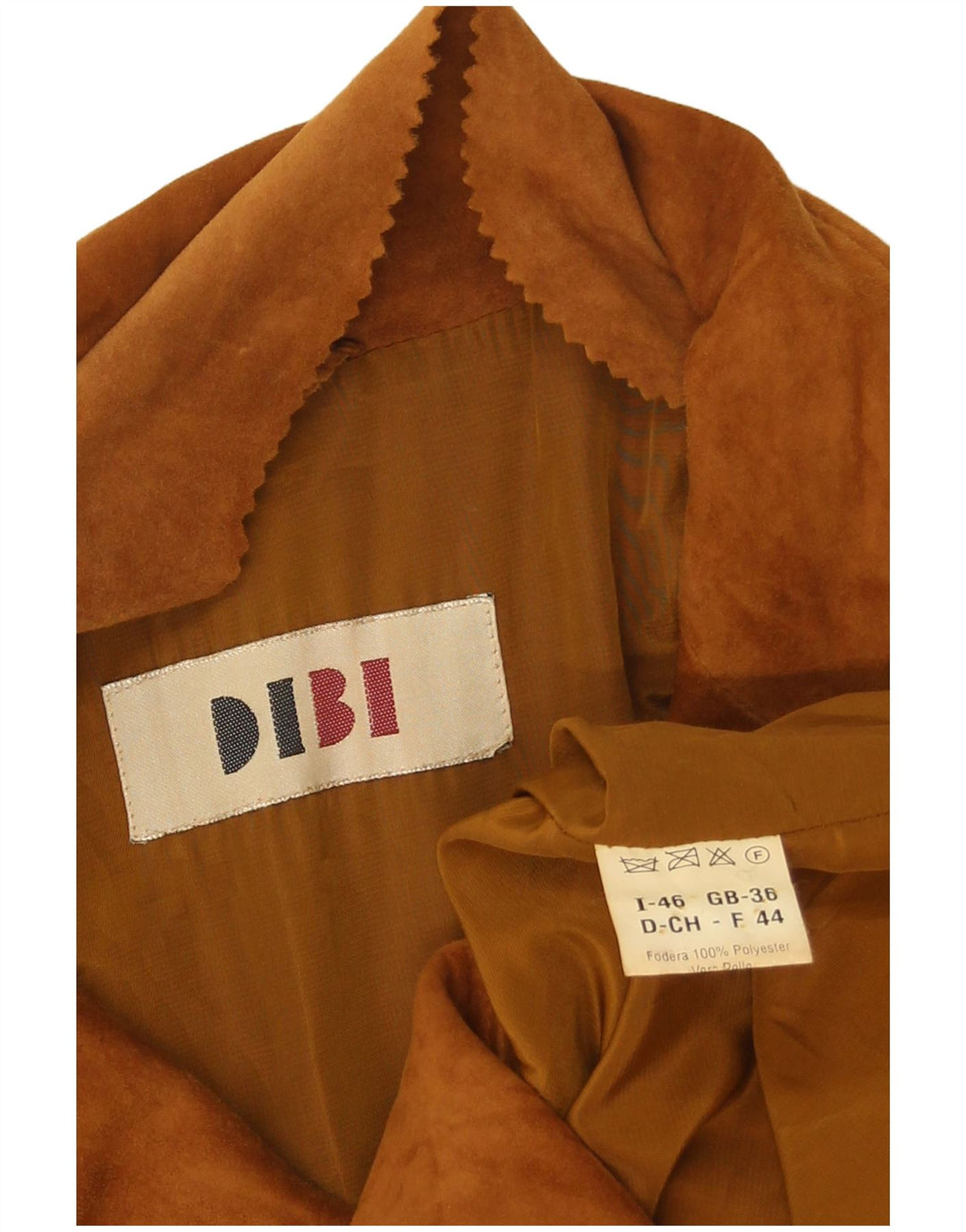 Giacca Donna Dibi in Pelle Scamosciata IT 46 Large Pelle Marrone