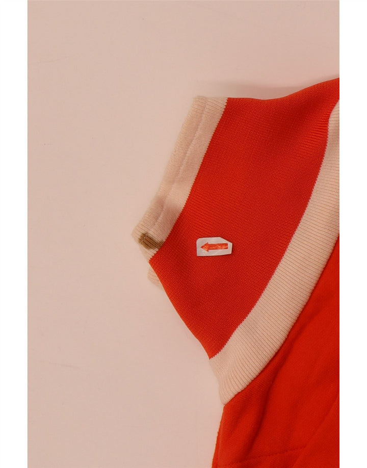 Giacca da tuta da uomo Kappa in cotone arancione medio