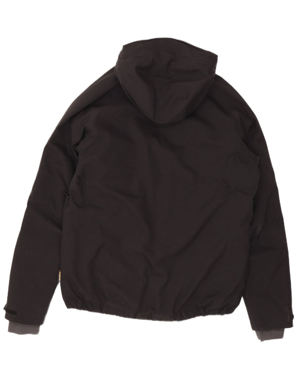 Giacca imbottita con cappuccio da uomo Jack Wolfskin UK 40 grande poliestere nero