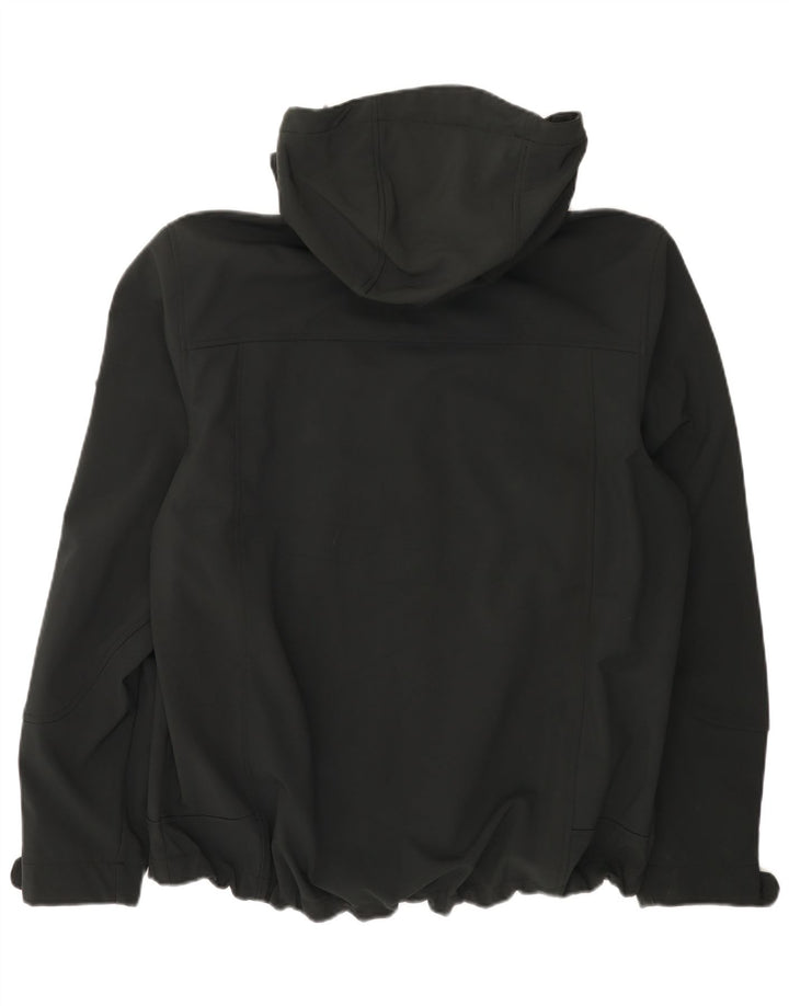 Giacca a vento con cappuccio da uomo Rodeo UK 42 XL poliestere nero