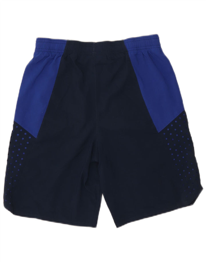 Pantaloncini sportivi UNDER ARMOUR da bambino Heat Gear 11-12 anni, grande, blu navy