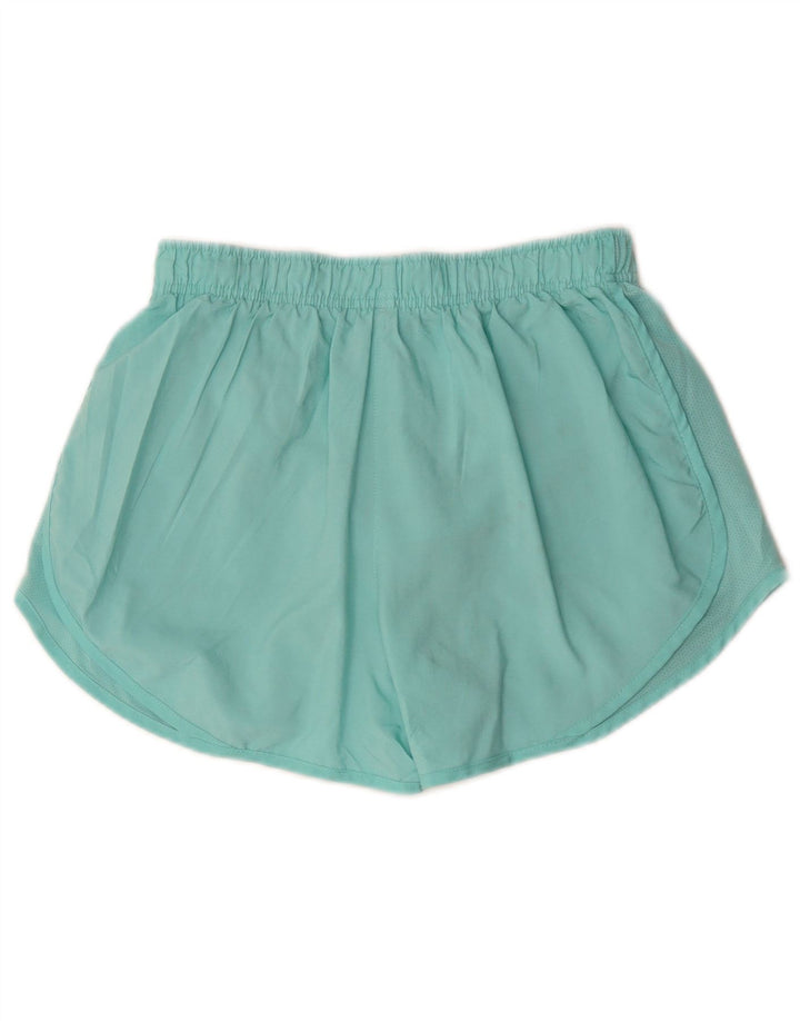 Pantaloncini sportivi Nike da donna Dri Fit UK 12 medio turchese poliestere