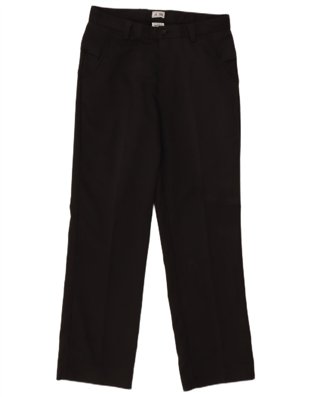 Pantaloni casual dritti da uomo Adidas W32 L32 poliestere nero
