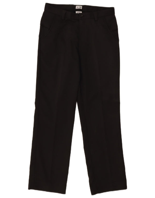 Pantaloni casual dritti da uomo Adidas W32 L32 poliestere nero