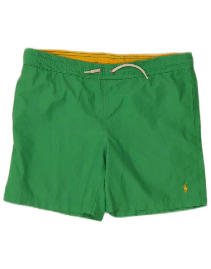 Pantaloncini da bagno per ragazzi Polo Ralph Lauren 10-11 anni Poliestere verde medio