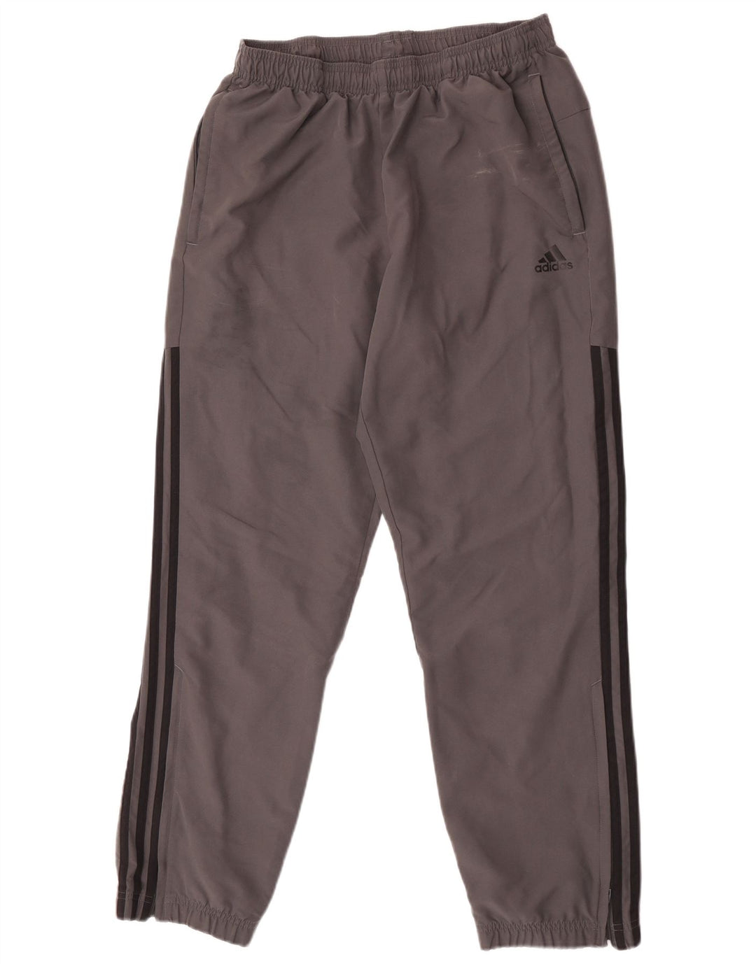 Pantaloni da tuta da uomo Adidas Joggers in poliestere grigio medio