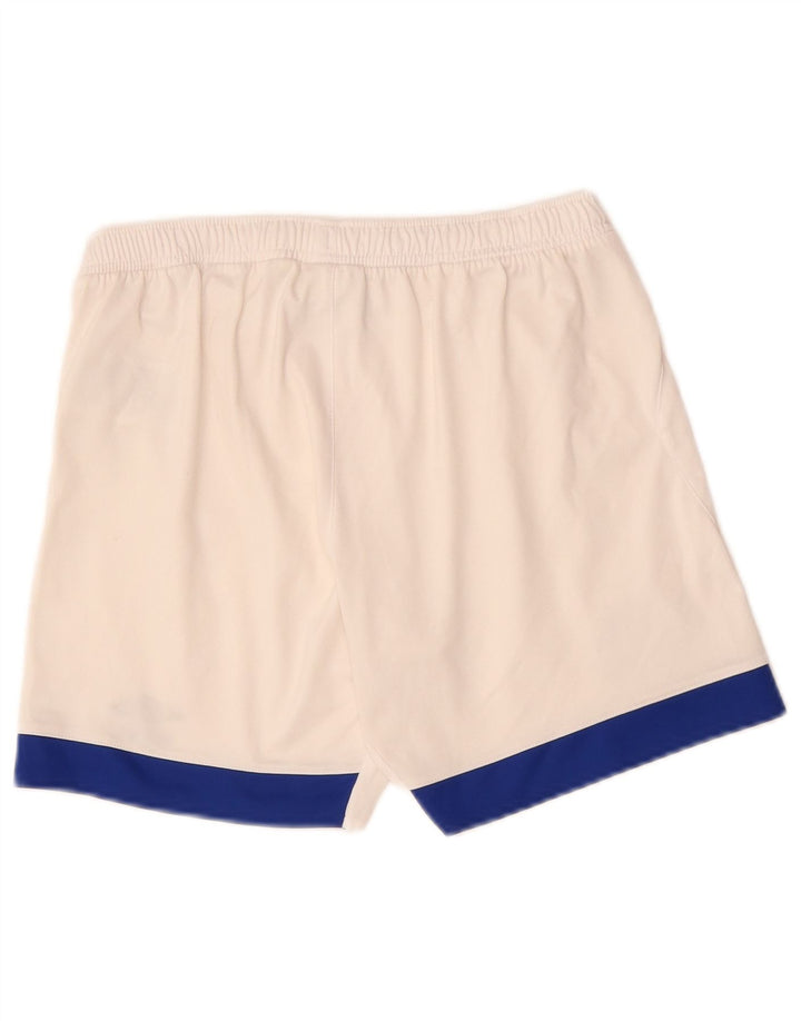 Pantaloncini sportivi da ragazzo UMBRO 13-14 anni XL Poliestere color block bianco