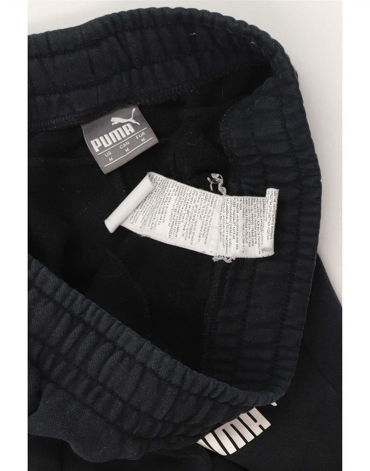 Pantaloni da tuta da uomo Puma Joggers Medium Black Cotton