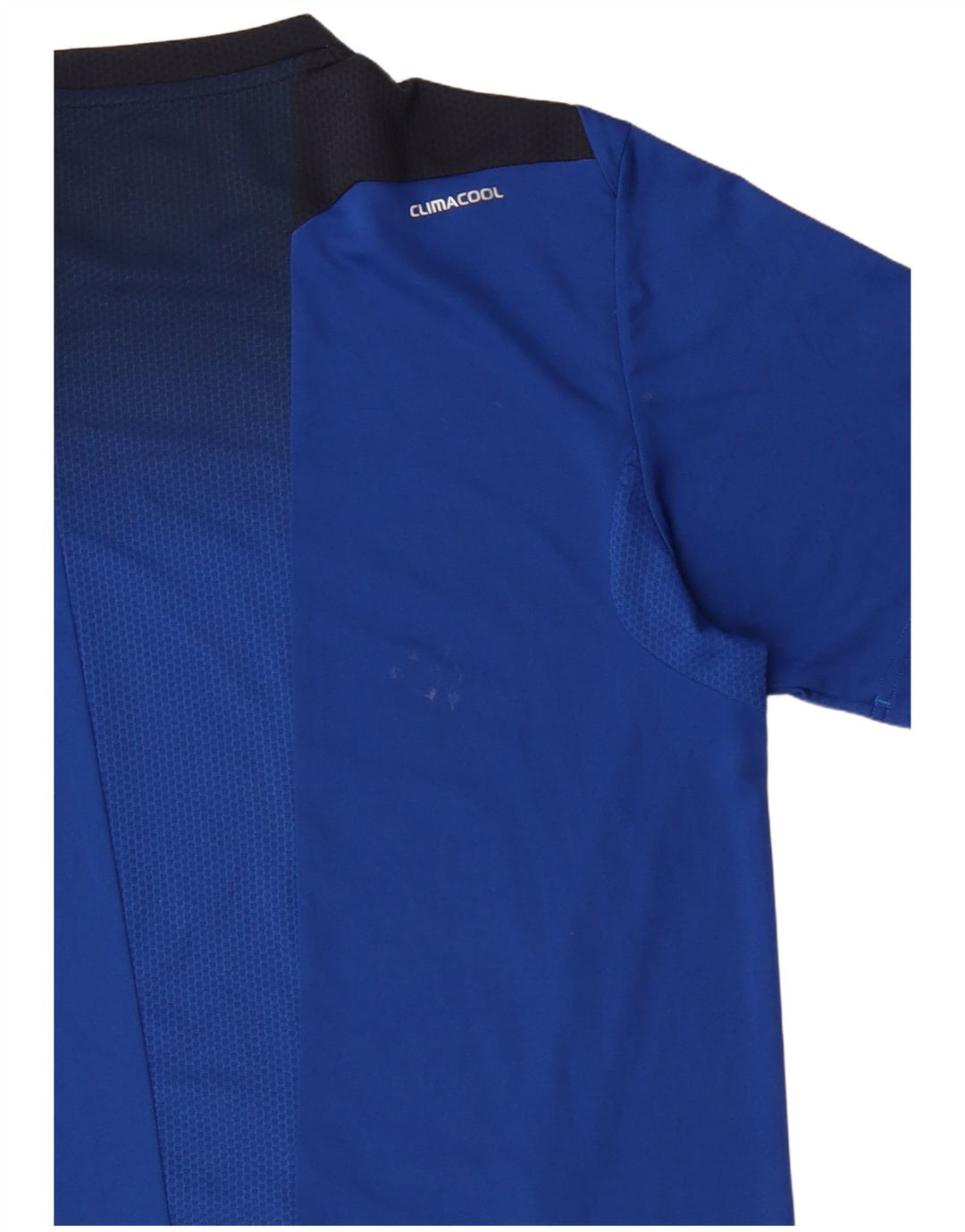 T-shirt ADIDAS da uomo Climacool Top grande in poliestere color block blu