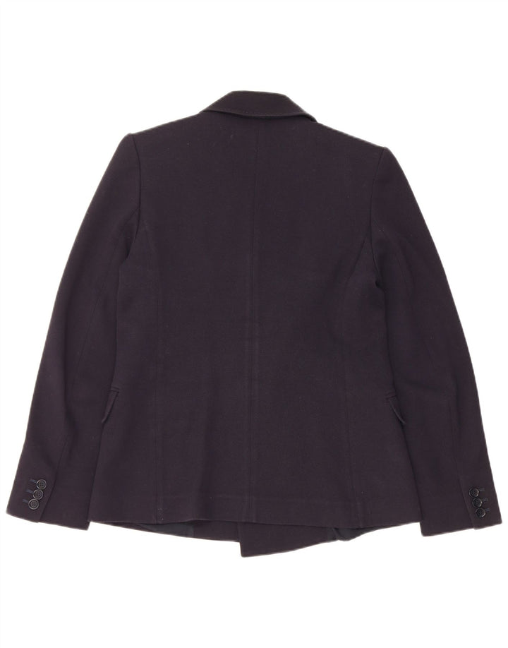 Giacca blazer doppiopetto da weekend da donna Max Mara UK 10 piccola blu navy