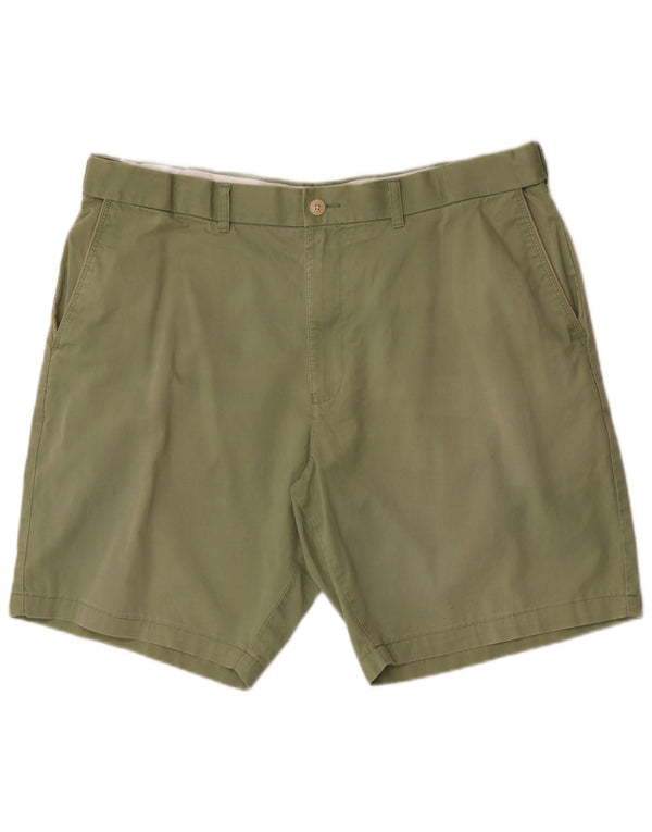 Pantaloncini chino da uomo Marks & Spencer W40 XL cotone verde