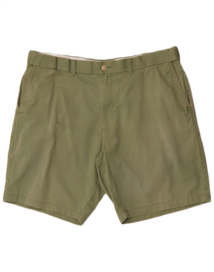 Pantaloncini chino da uomo Marks & Spencer W40 XL cotone verde