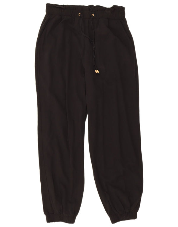 Pantaloni da jogging larghi da donna Zara XL W32 L26 neri