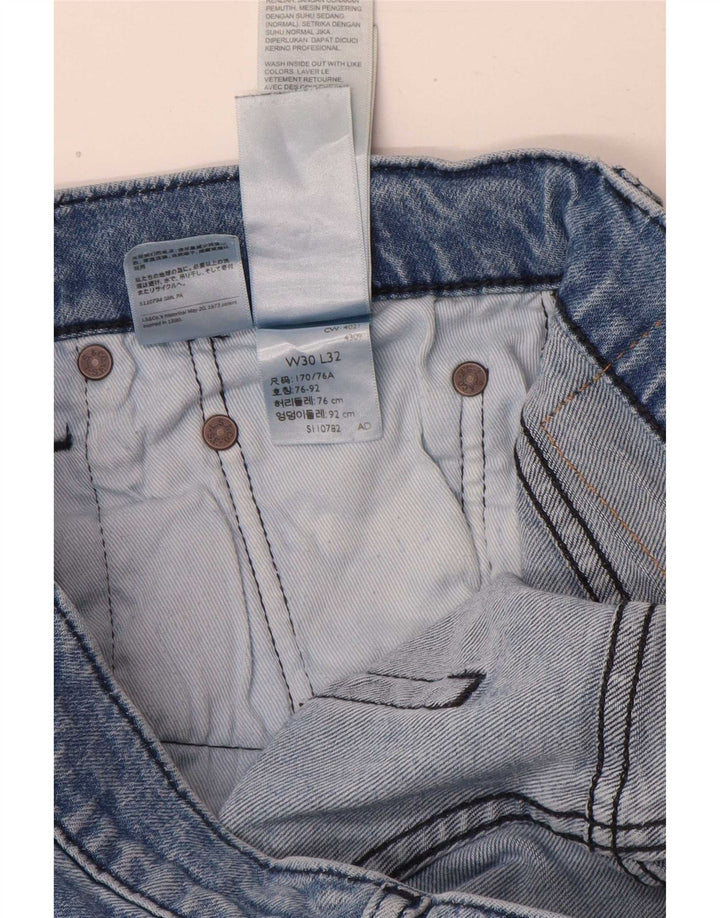 Levi's Uomo 502 Jeans dritti W30 L30 Cotone Blu