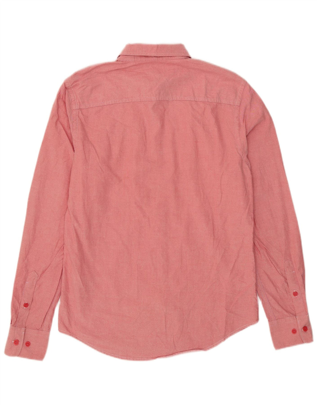 Camicia da uomo Calvin Klein Jeans piccola in cotone rosa