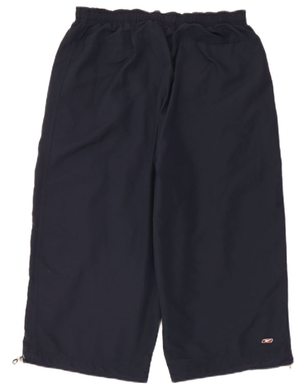 Pantaloni da tuta Adidas Capri da uomo XL in poliestere blu navy