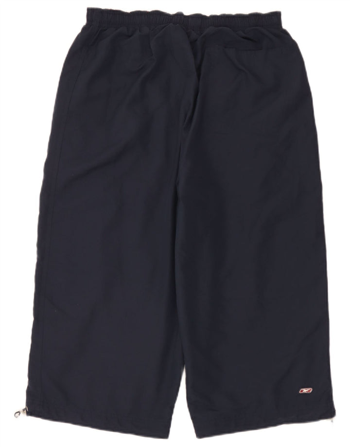 Pantaloni da tuta Adidas Capri da uomo XL in poliestere blu navy