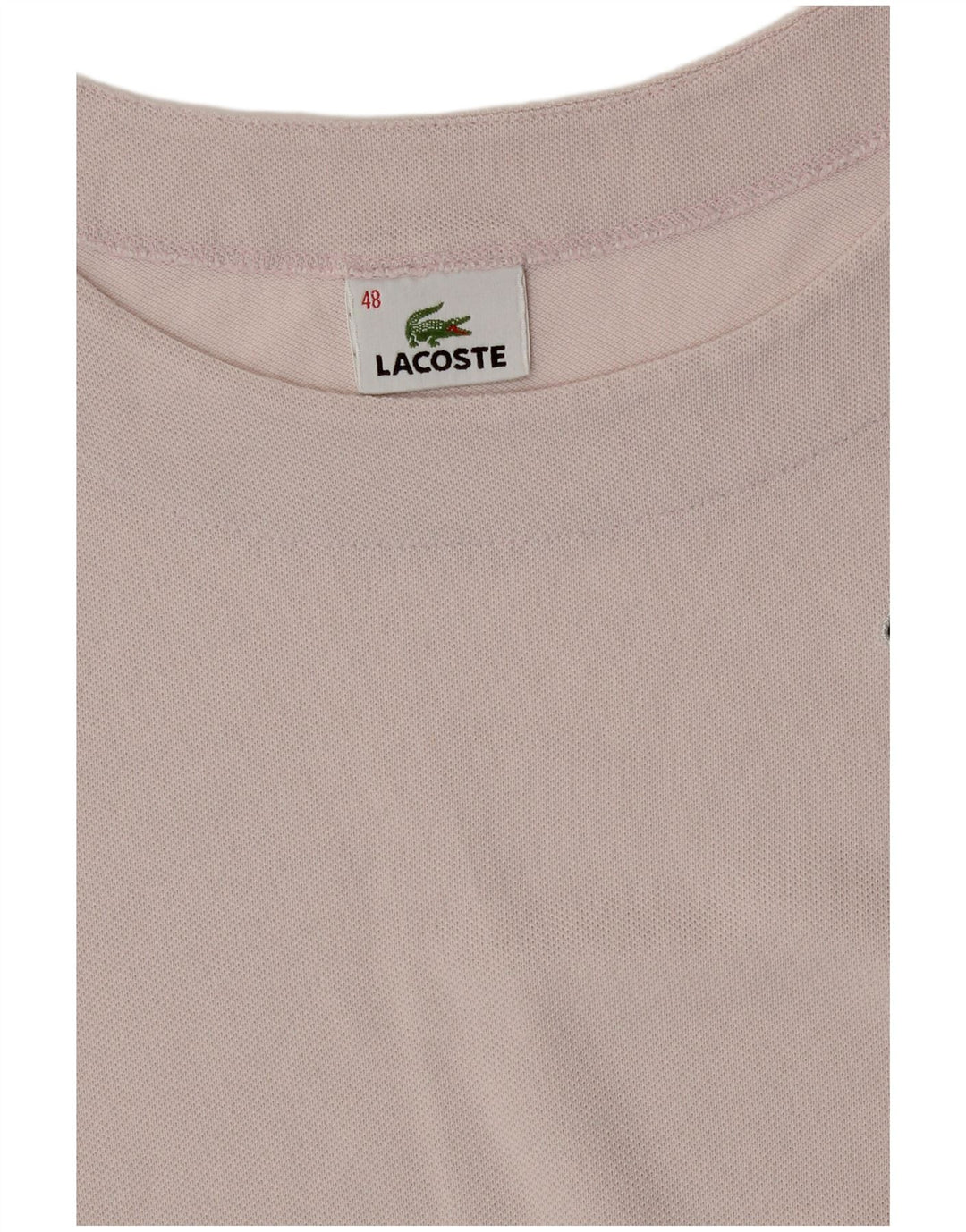 T-shirt da donna Lacoste taglia superiore 48 XL cotone rosa