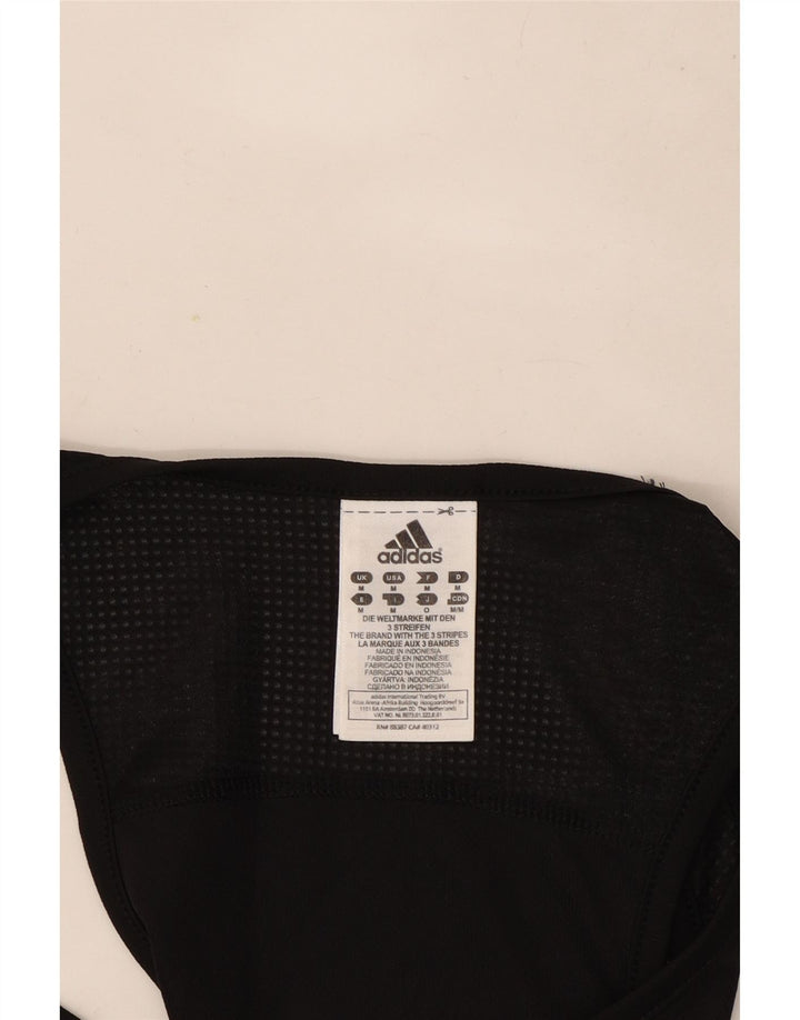 Canotta Adidas da uomo, media, nera, in poliestere