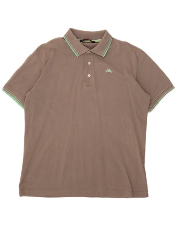 Polo Kappa Uomo XL Grigia