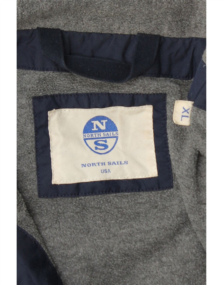 Giubbotto bomber da uomo North Sails UK 42 XL blu navy in poliammide