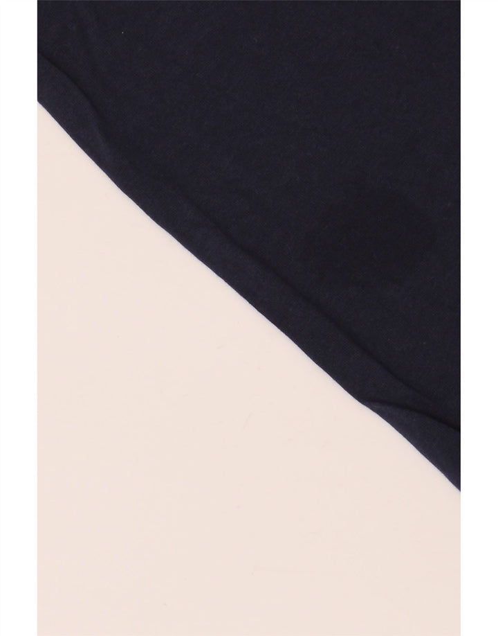 T-shirt da uomo Ellesse Top in cotone color block medio blu navy