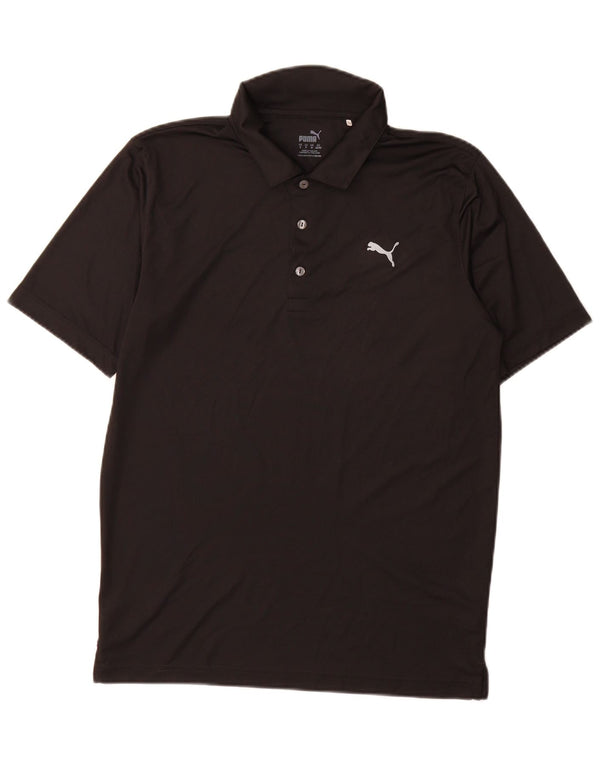 Polo da uomo Puma Medium nera in poliestere
