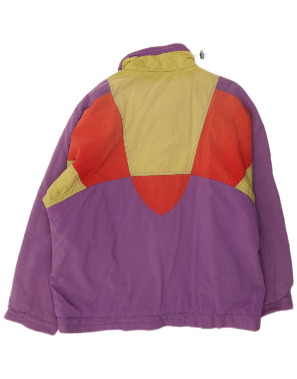 Giacca imbottita pullover da uomo Etirel UK 42 XL Nylon color block viola