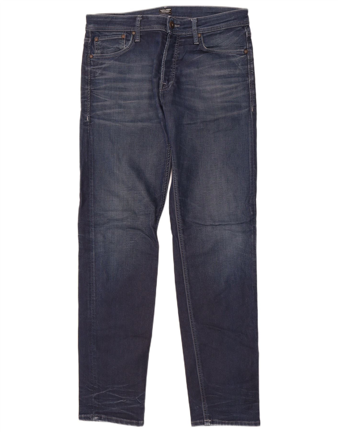 Jeans slim da uomo Jack & Jones W32 L34 cotone blu