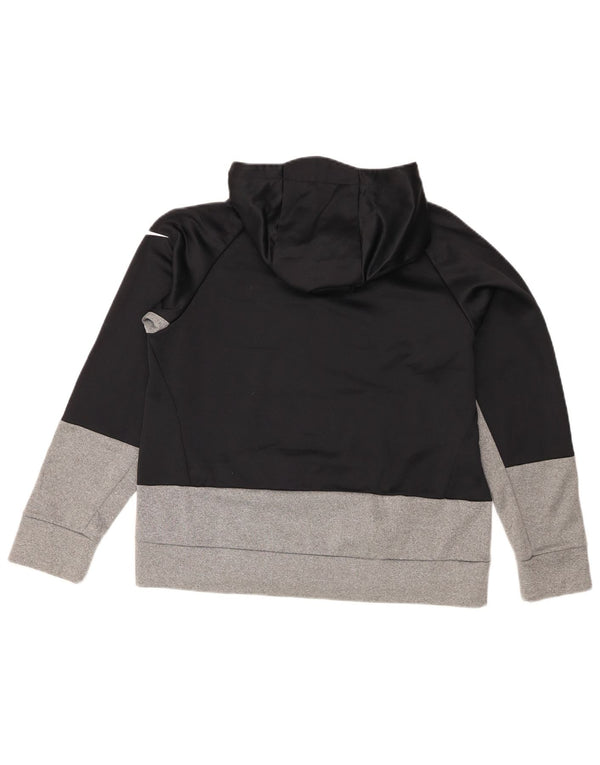 Felpa con cappuccio grafica Nike Dri Fit da ragazzo, 13-14 anni, XL, colore nero