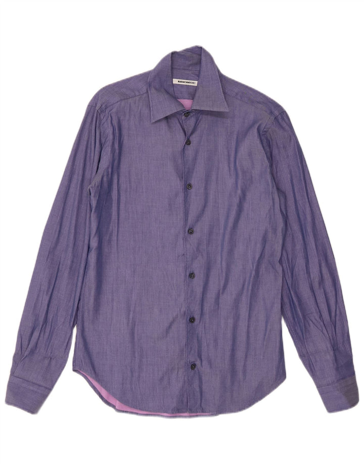 Camicia Uomo Naracamicee Piccola Viola Cotone