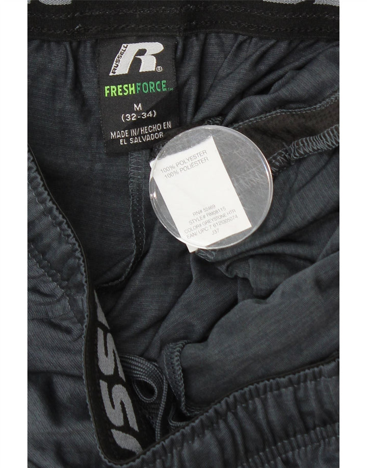 Pantaloncini sportivi Dri-Power da uomo RUSSELL ATHLETIC grigio medio color block
