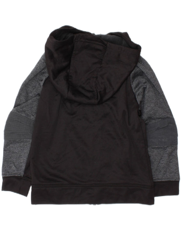 Maglione con cappuccio e zip per ragazzi Russell Athletic 4-5 anni XS color block nero