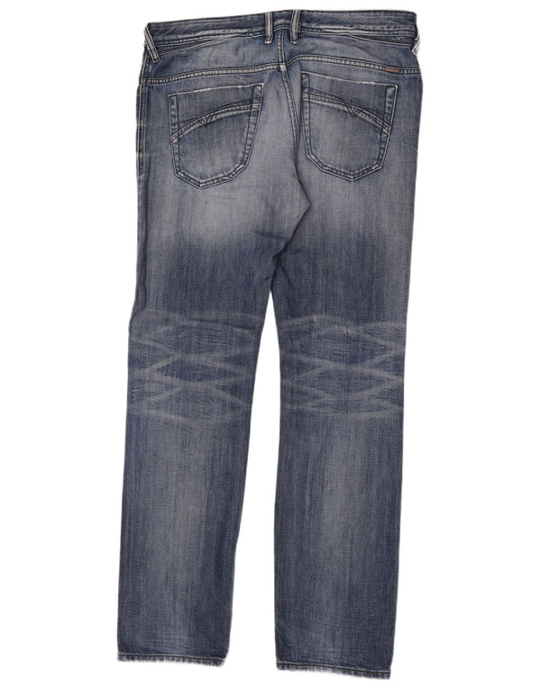 Jeans da uomo Diesel Iakop Regular Slim affusolati W34 L34 Cotone Blu