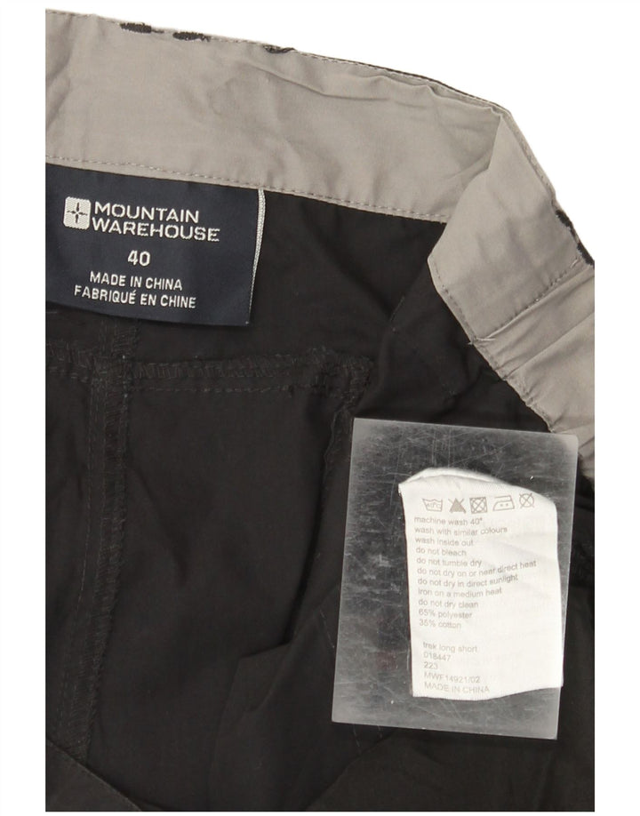 Pantaloncini cargo da uomo Mountain Warehouse W40 XL poliestere nero