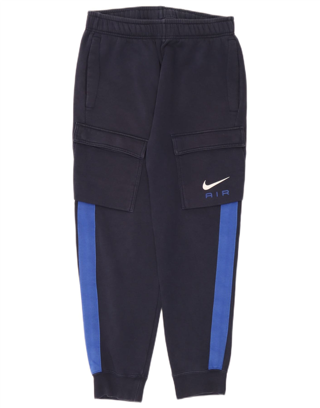 Pantaloni da tuta con grafica Nike da uomo, pantaloni da jogging, color block medio blu navy
