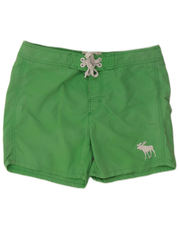Pantaloncini da bagno da uomo ABERCROMBIE & FITCH XL Verde Nylon