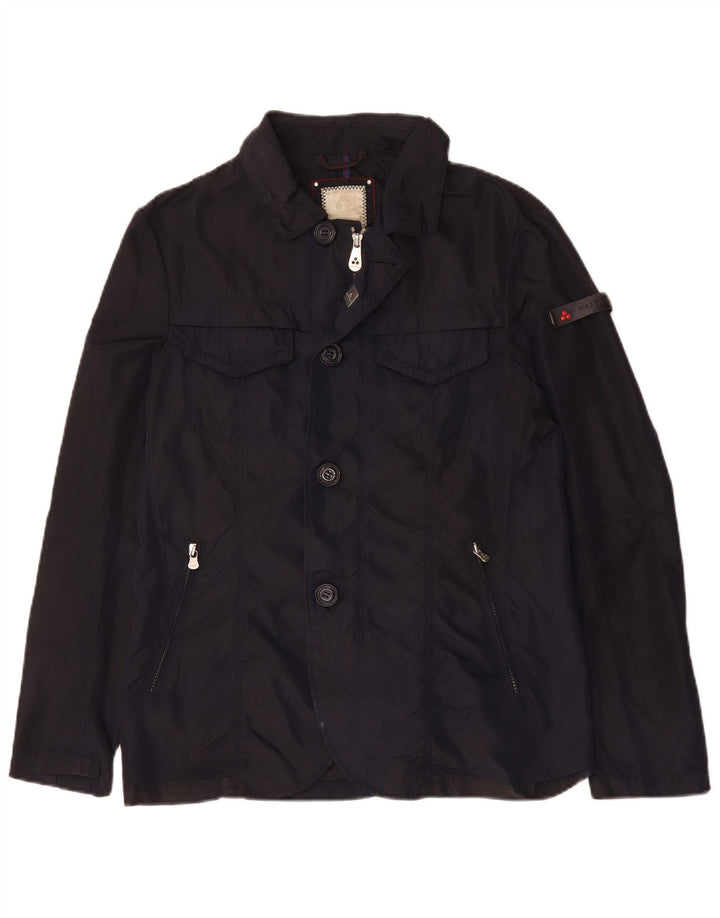 PEUTEREY Giacca multiuso da uomo UK 36 Small Blu Navy Poliammide