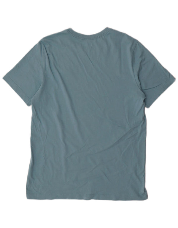 T-shirt da uomo Nike Top in cotone blu medio