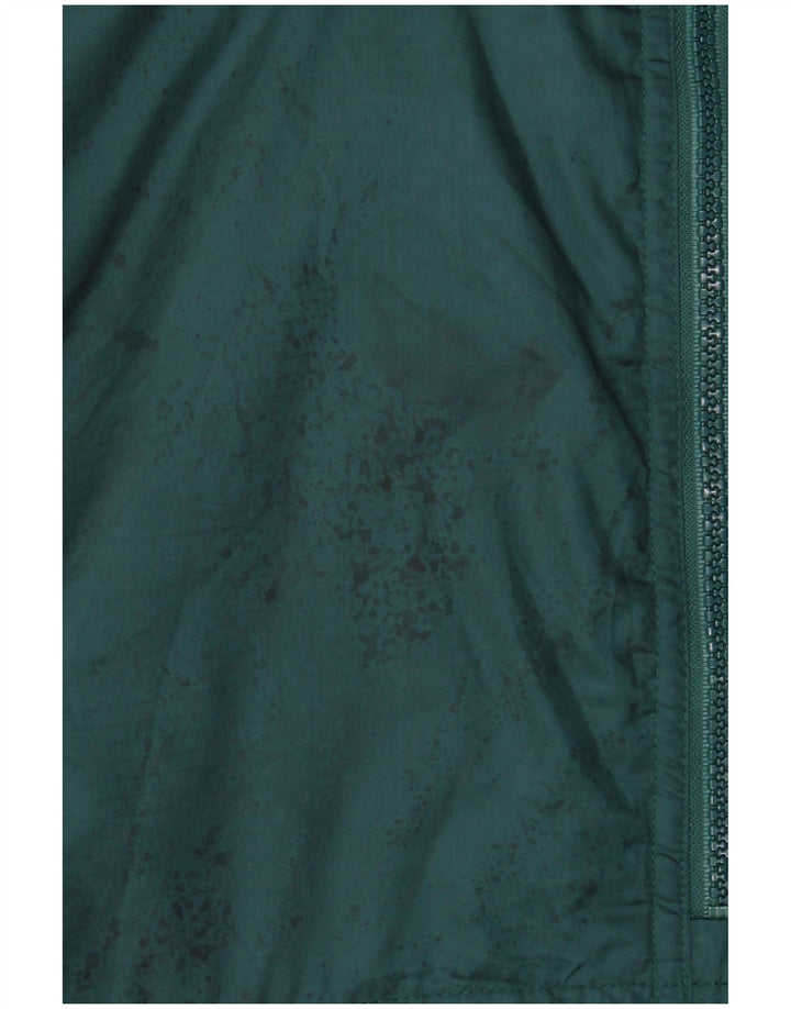 Eddie Bauer Giacca imbottita vestibilità ampia pullover da uomo UK 38 Verde medio