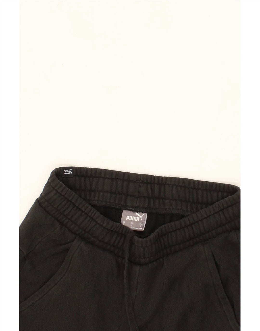 PUMA Mens Tracksuit Trousers Joggers Small Black Cotton Vintage Puma and Second-Hand Puma from Messina Hembry 