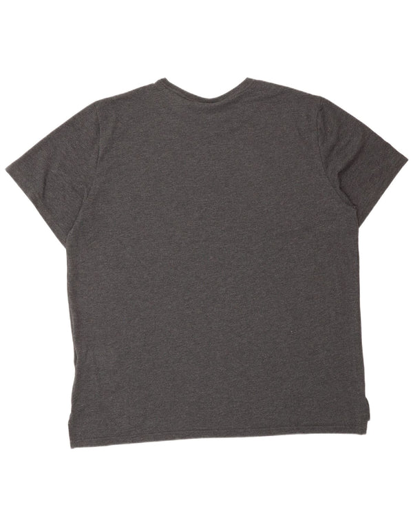 T-shirt grafica da uomo NIKE Dri Fit Top 2XL cotone gessato grigio