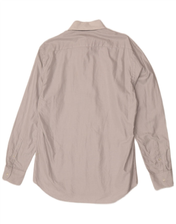 Camicia autografa da uomo Marks & Spencer taglia 41 cotone grigio medio