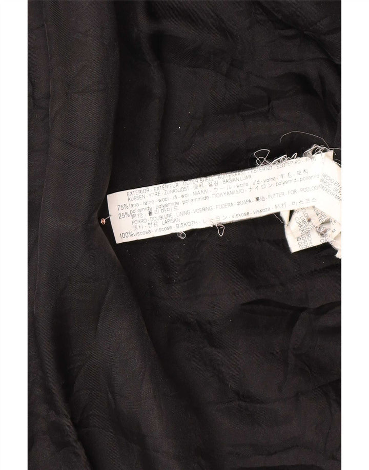 Cappotto Zara da donna UK 14 medio in lana nera