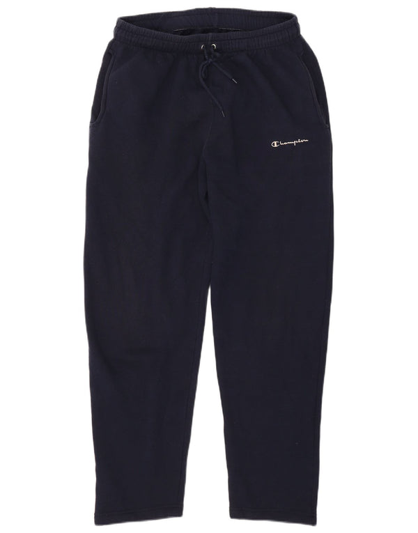 Pantaloni da tuta da uomo Champion in cotone medio blu navy