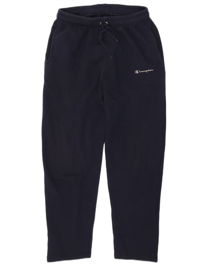 Pantaloni da tuta da uomo Champion in cotone medio blu navy