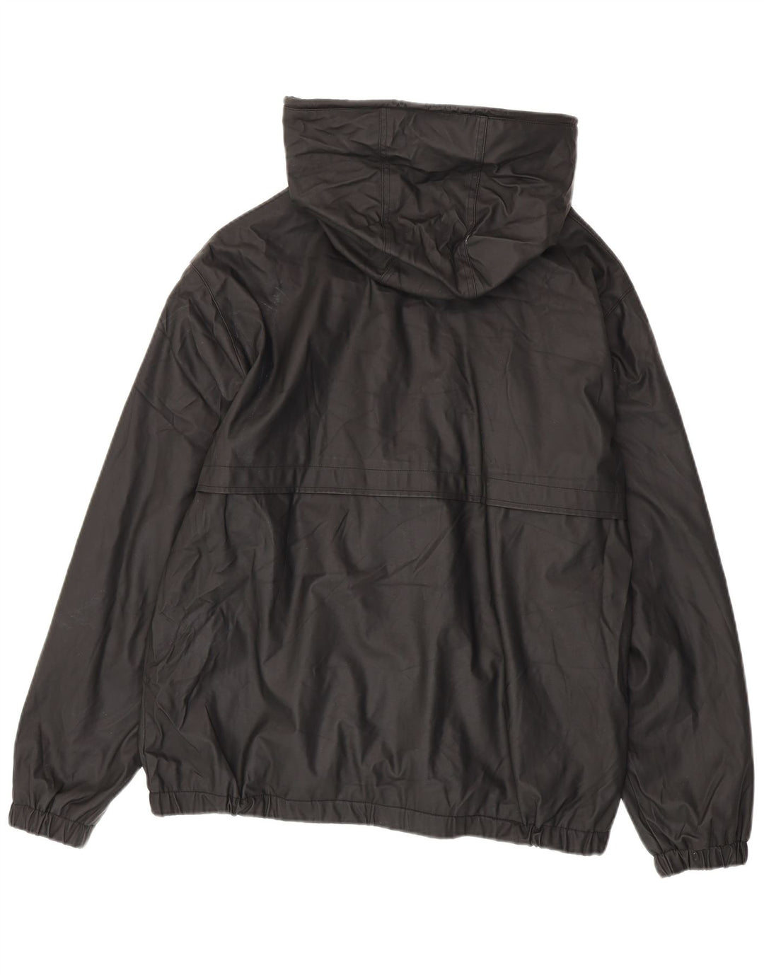 Giacca antipioggia con cappuccio da uomo Zara UK 42 XL poliestere nero
