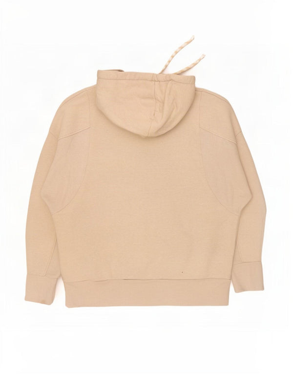 Felpa con cappuccio da uomo Adidas Large in cotone beige